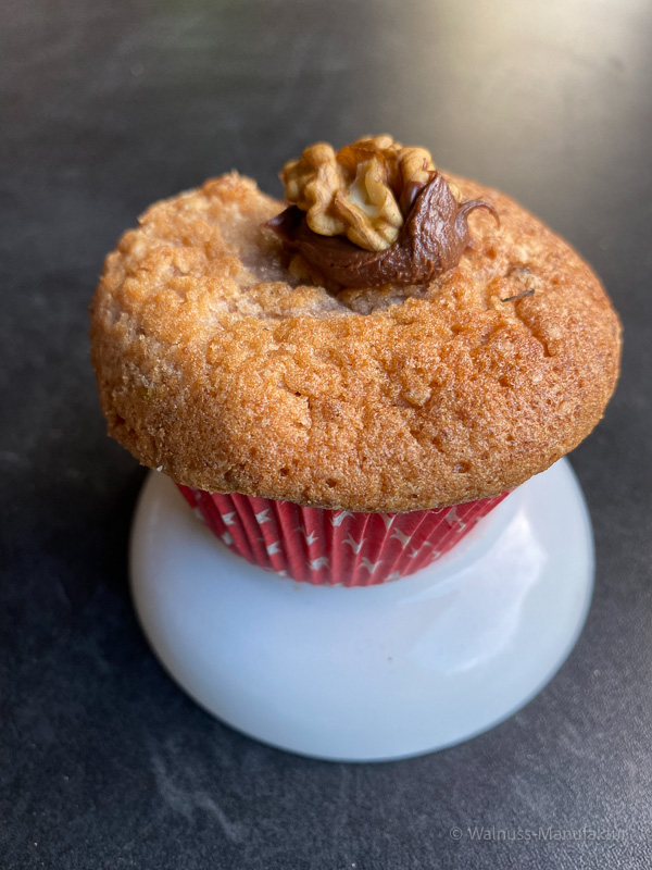 Walnuss-Fee Muffin mit Walnuss-Trester